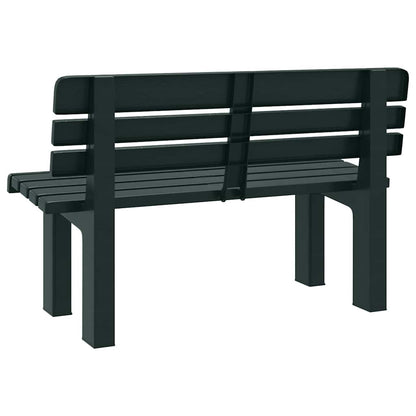 vidaXL Garden Bench Green 110x52x71 cm Polypropylene 6