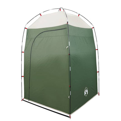 vidaXL Shower Tent Green Waterproof 3
