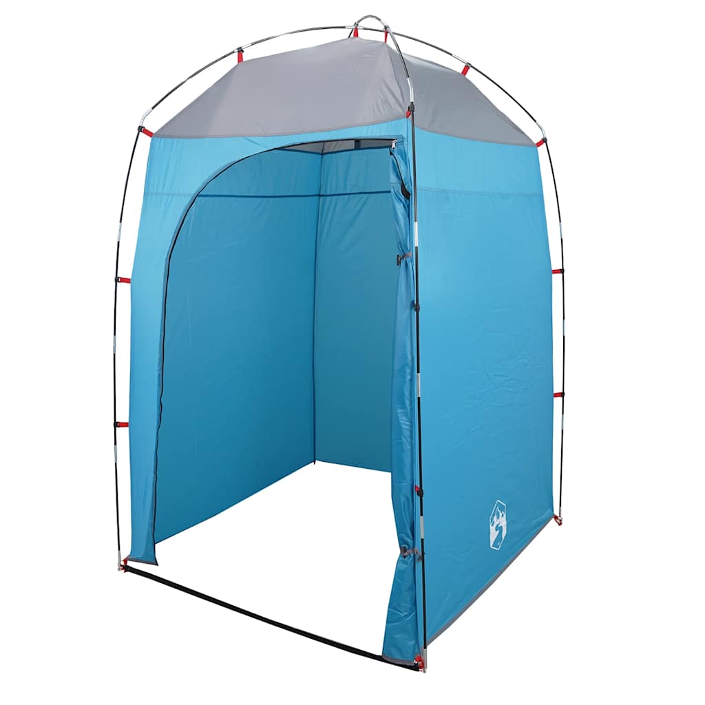 vidaXL Shower Tent Blue Waterproof 5