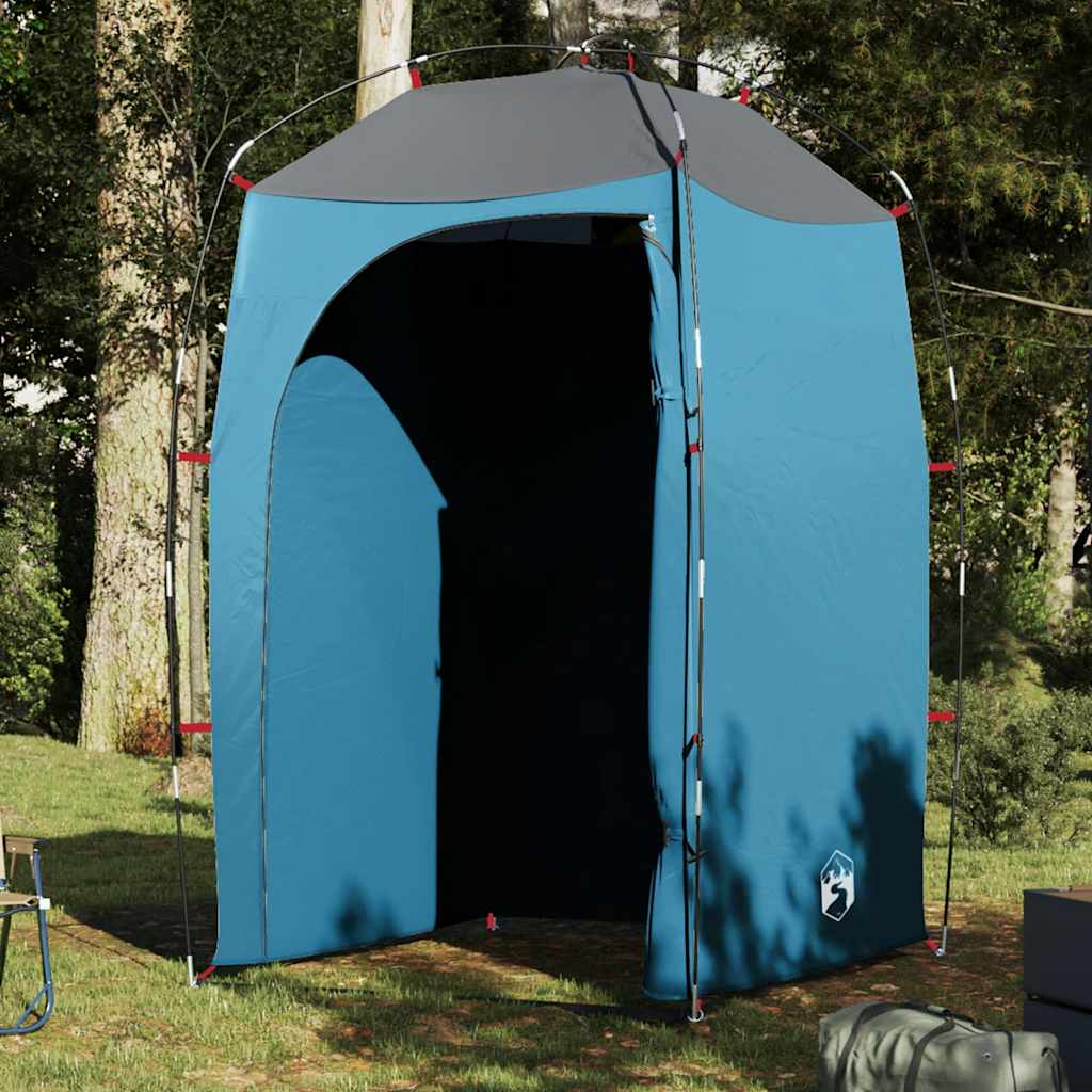 vidaXL Shower Tent Blue Waterproof 1