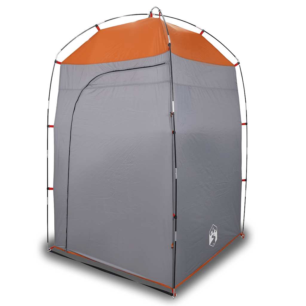 vidaXL Shower Tent Grey Waterproof 2