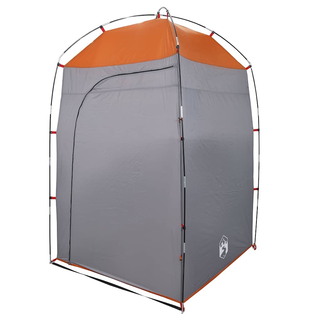 vidaXL Shower Tent Grey Waterproof 3