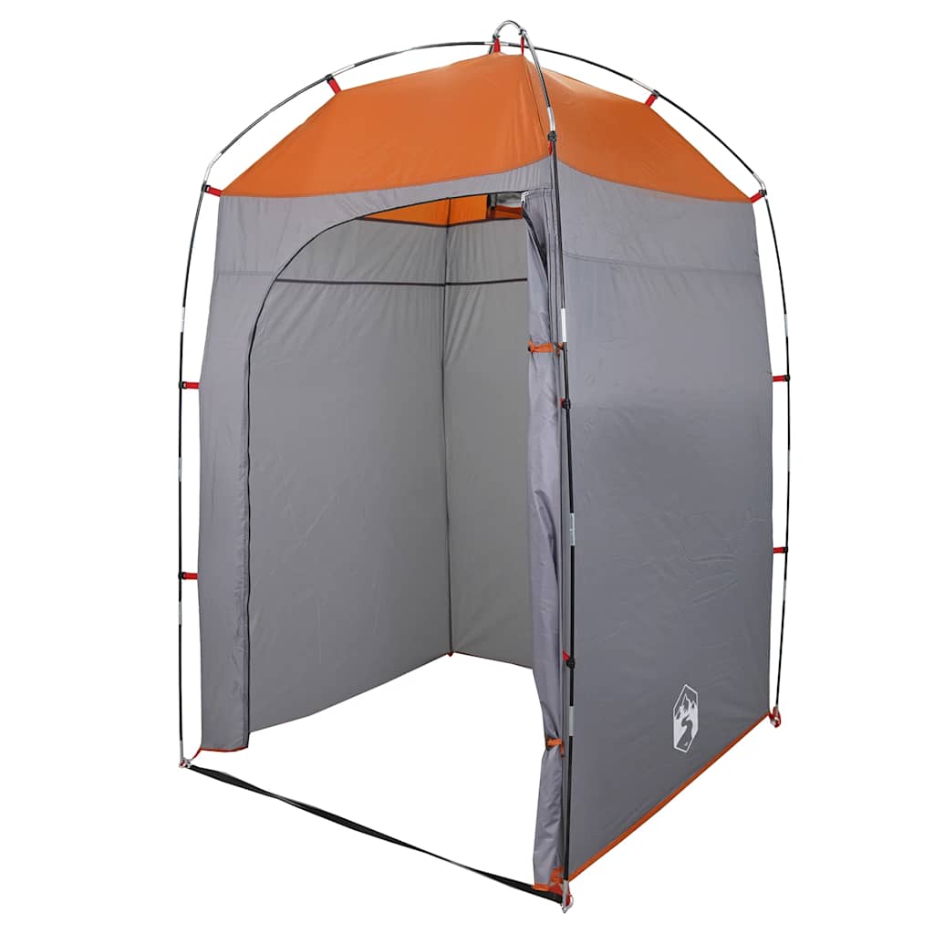 vidaXL Shower Tent Grey Waterproof 5