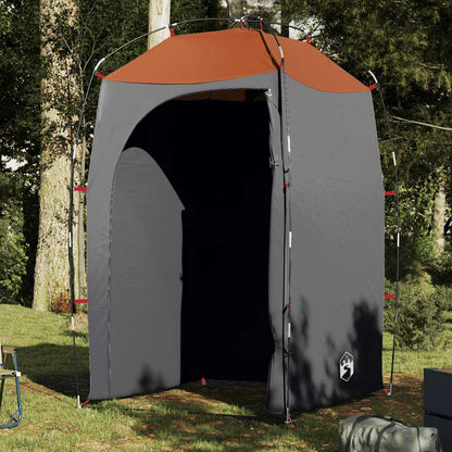 vidaXL Shower Tent Grey Waterproof 1