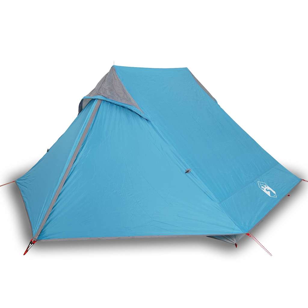 vidaXL Camping Tent 2-Person Blue Waterproof 2