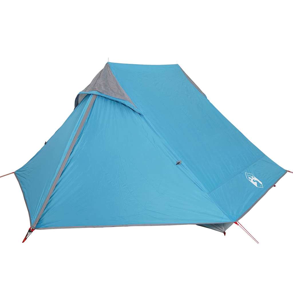 vidaXL Camping Tent 2-Person Blue Waterproof 3
