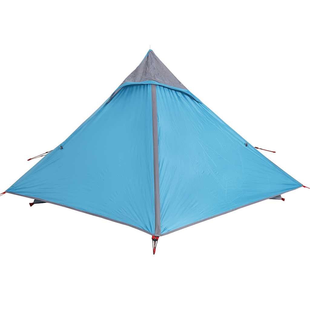 vidaXL Camping Tent 2-Person Blue Waterproof 5
