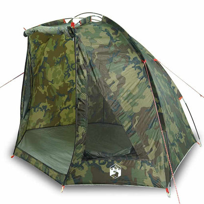 vidaXL Fishing Tent Camouflage Waterproof 2