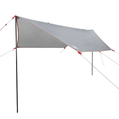 vidaXL Car Tent Grey and Orange Waterproof 2