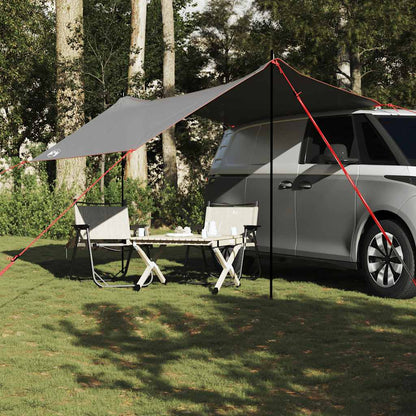 vidaXL Car Tent Grey and Orange Waterproof 3