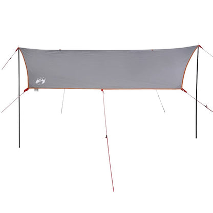 vidaXL Car Tent Grey and Orange Waterproof 5