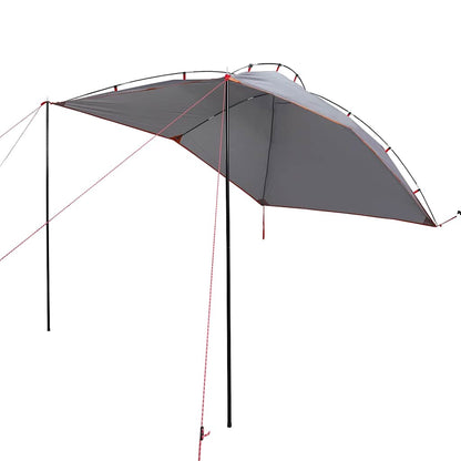 vidaXL Car Tent Grey and Orange Waterproof 2