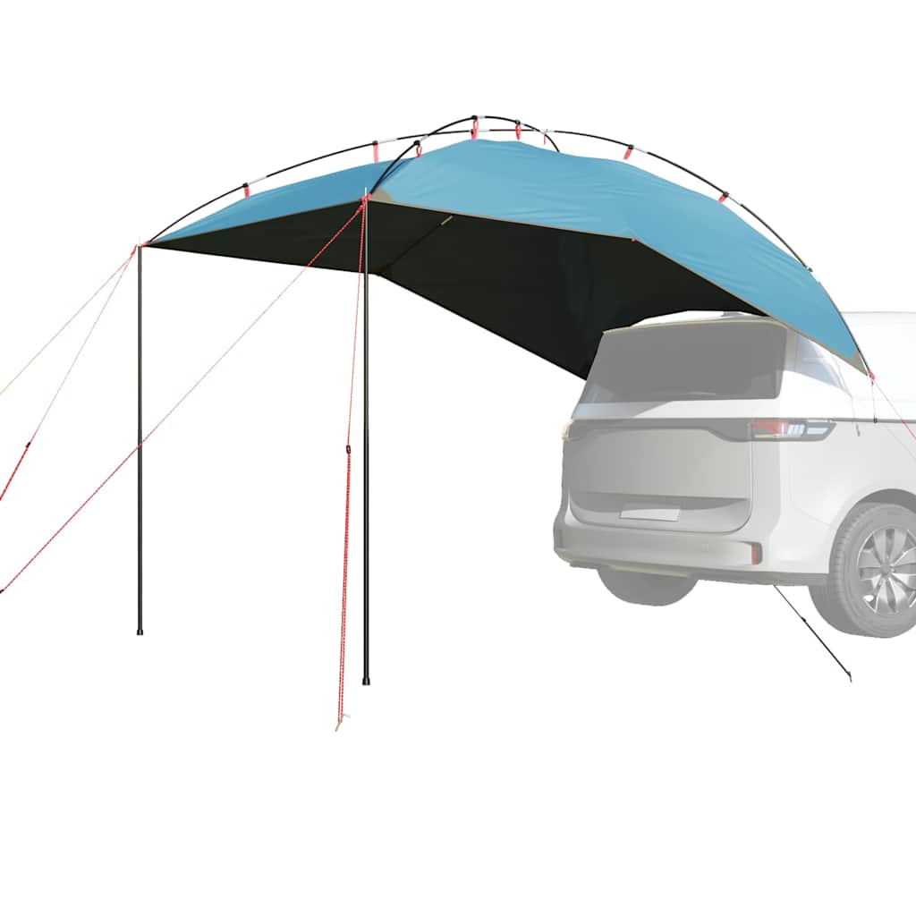 vidaXL Car Tent Blue Waterproof 1