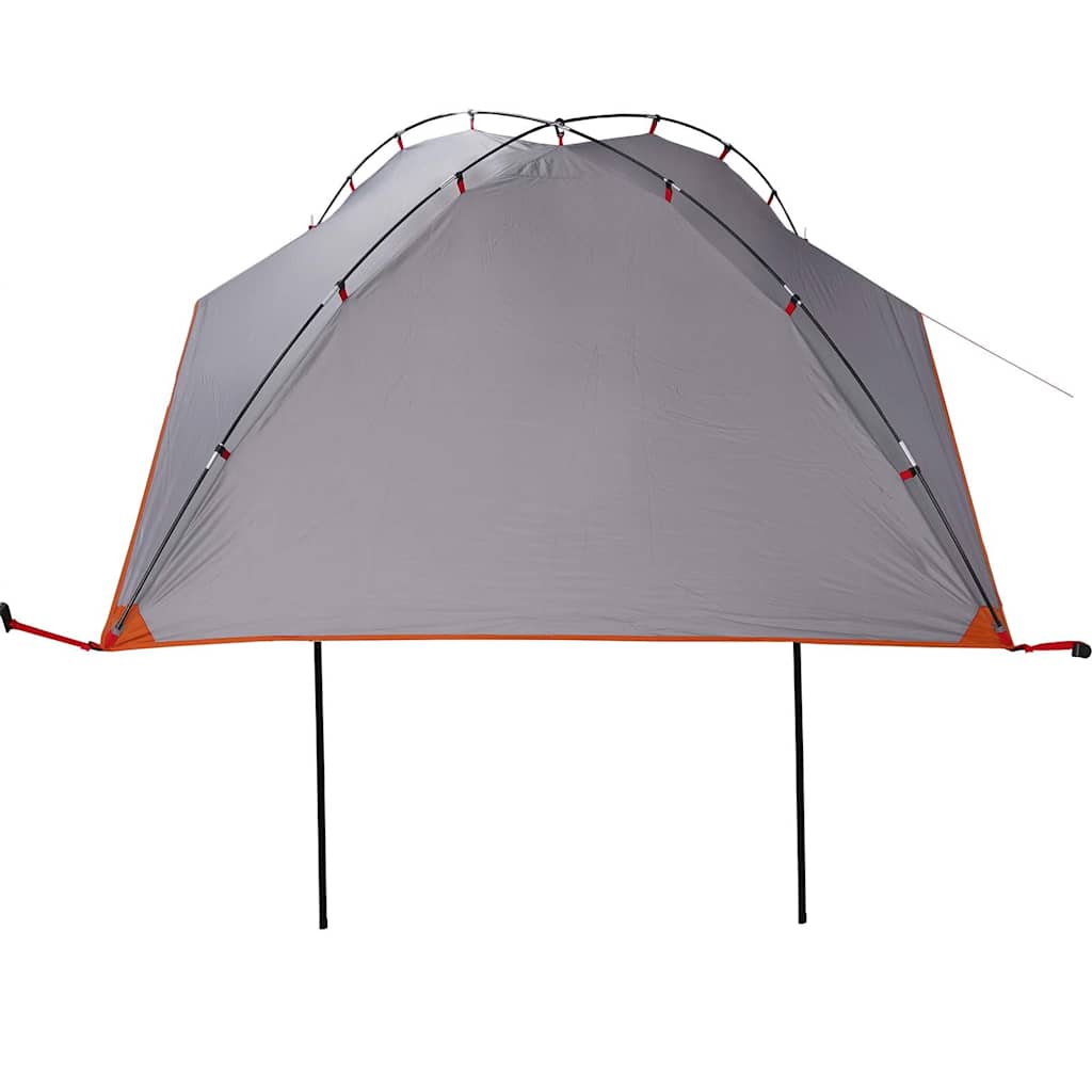 vidaXL Car Tent Grey and Orange Waterproof 6