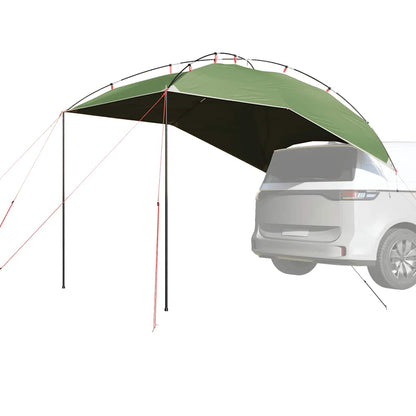 vidaXL Car Tent Green Waterproof 1