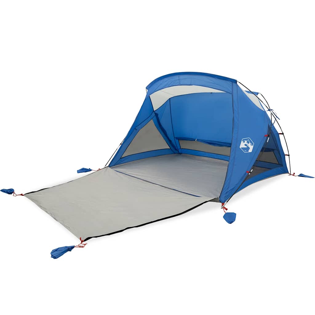 vidaXL Beach Tent 2-Person Azure Blue Waterproof 2