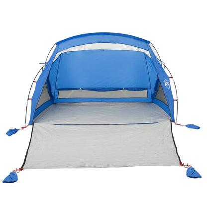 vidaXL Beach Tent 2-Person Azure Blue Waterproof 5