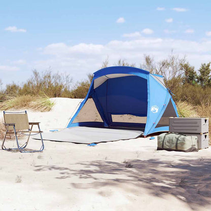 vidaXL Beach Tent 2-Person Azure Blue Waterproof 1