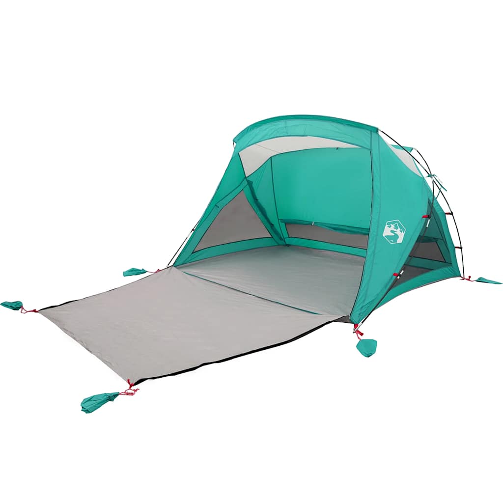 vidaXL Beach Tent 2-Person Sea Green Waterproof 3