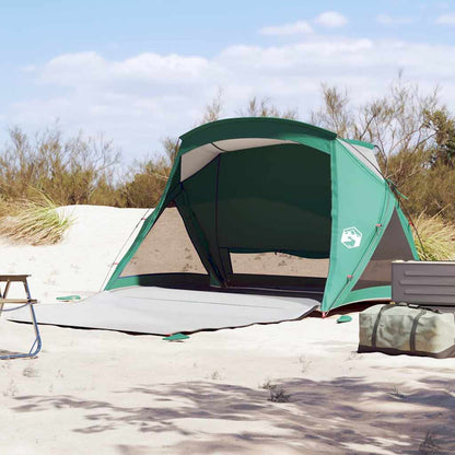 vidaXL Beach Tent 2-Person Sea Green Waterproof 4