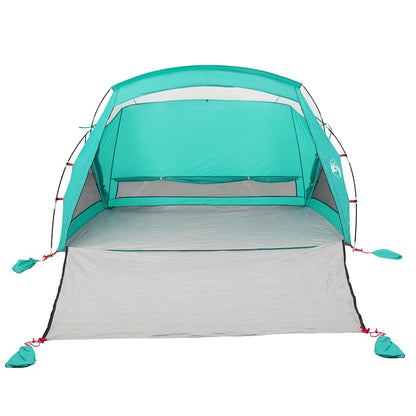 vidaXL Beach Tent 2-Person Sea Green Waterproof 5