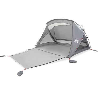vidaXL Beach Tent 2-Person Grey Waterproof 2