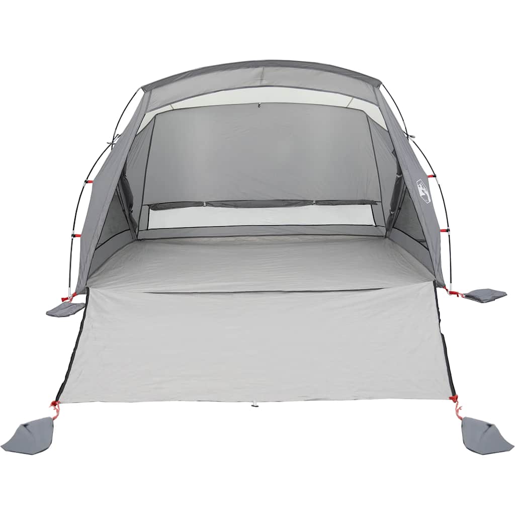 vidaXL Beach Tent 2-Person Grey Waterproof 5