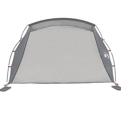 vidaXL Beach Tent 2-Person Grey Waterproof 6