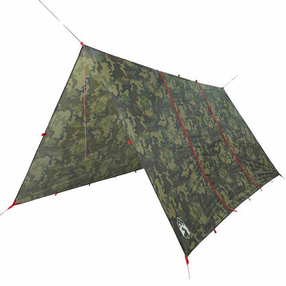 vidaXL Camping Tarp Camouflage 451x420 cm Waterproof 2