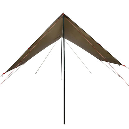vidaXL Camping Tarp Brown 438x376x212 cm Waterproof 4