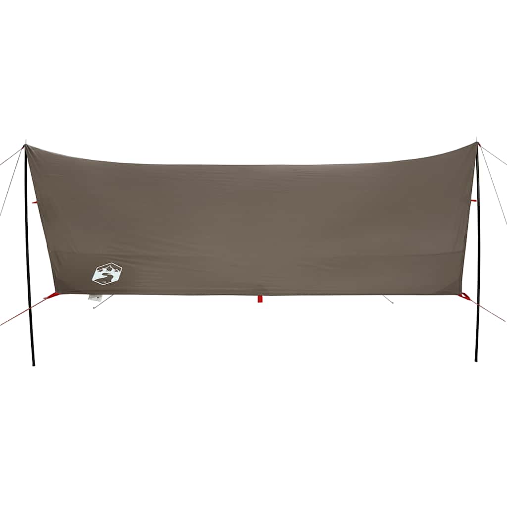 vidaXL Camping Tarp Brown 438x376x212 cm Waterproof 5