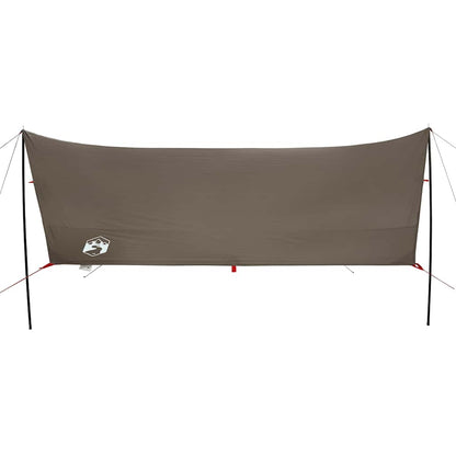 vidaXL Camping Tarp Brown 438x376x212 cm Waterproof 5