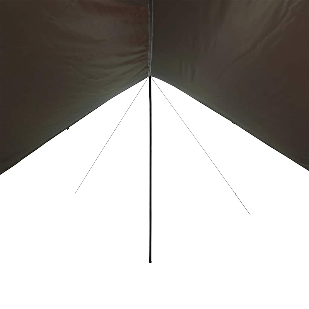 vidaXL Camping Tarp Brown 438x376x212 cm Waterproof 6