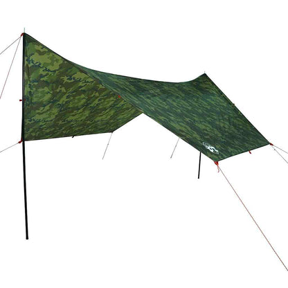 vidaXL Camping Tarp Camouflage 438x376x212 cm Waterproof 2