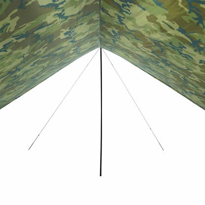 vidaXL Camping Tarp Camouflage 438x376x212 cm Waterproof 6