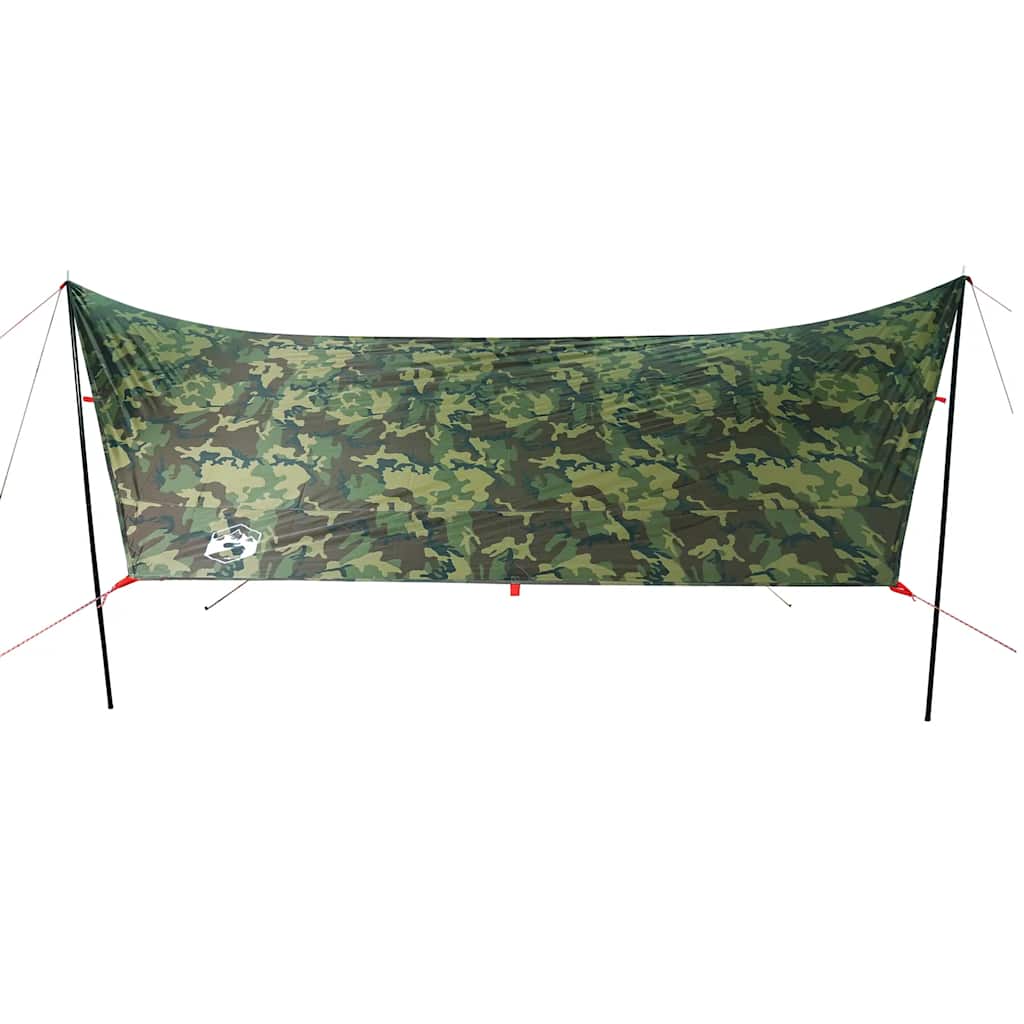 vidaXL Camping Tarp Camouflage 462x306x211 cm Waterproof 5