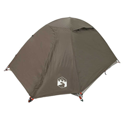 vidaXL Camping Tent Dome 2-Person Brown Waterproof 5