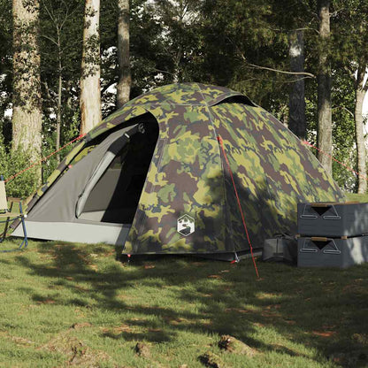 Camping Tent Dome Waterproof 3-person in Camouflage