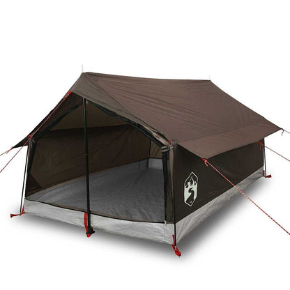vidaXL Camping Tent 2-Person Brown Waterproof 2