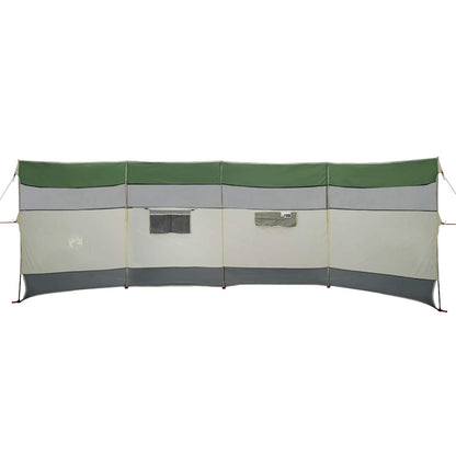 vidaXL Camping Windbreak Green 510x153 cm Waterproof 6