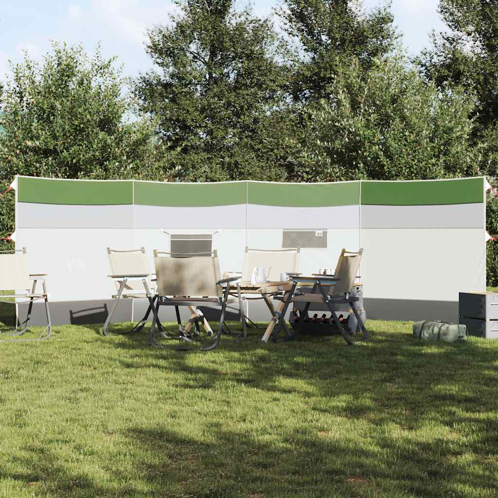 vidaXL Camping Windbreak Green 510x153 cm Waterproof 1
