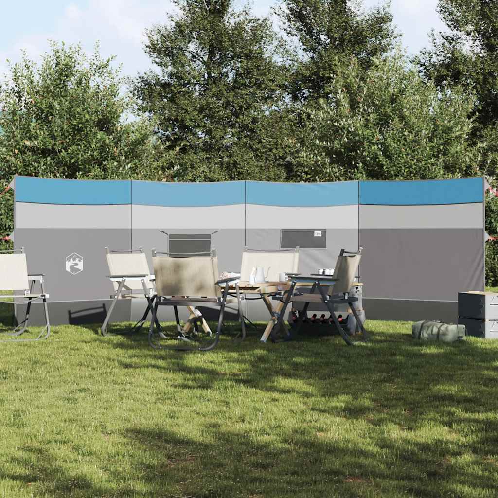 vidaXL Camping Windbreak Blue 510x153 cm Waterproof 1