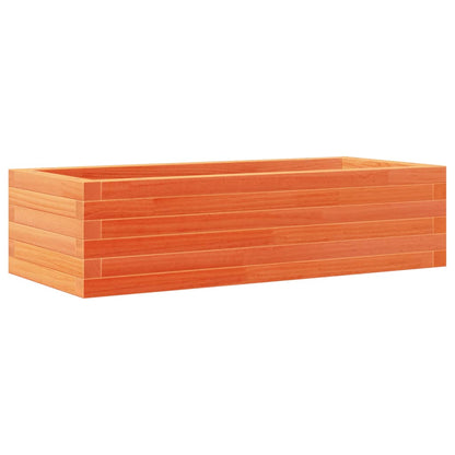 vidaXL Garden Planter Wax Brown 90x40x23 cm Solid Wood Pine 2