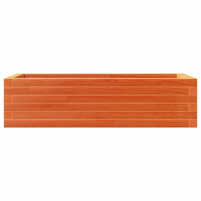 vidaXL Garden Planter Wax Brown 90x40x23 cm Solid Wood Pine 5
