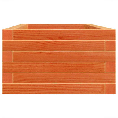 vidaXL Garden Planter Wax Brown 90x40x23 cm Solid Wood Pine 6