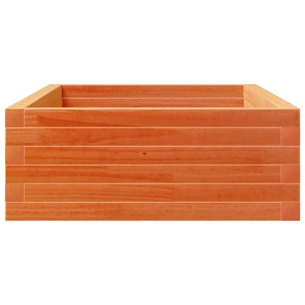 vidaXL Garden Planter Wax Brown 110x60x23 cm Solid Wood Pine 6