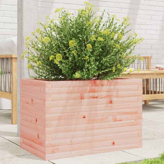 Garden Planter 50x50x45.5 cm Solid Wood Douglas Open Bottom Natural Douglas 70 cm 40 cm