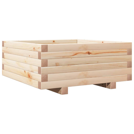 vidaXL Garden Planter 60x60x26,5 cm Solid Wood Pine 2