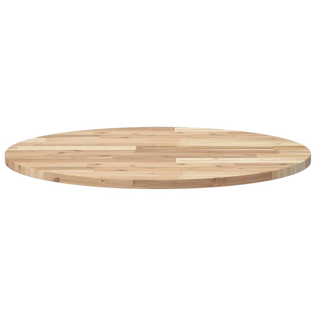 vidaXL Table Top Round Ø70x2 cm Solid Wood Acacia 4