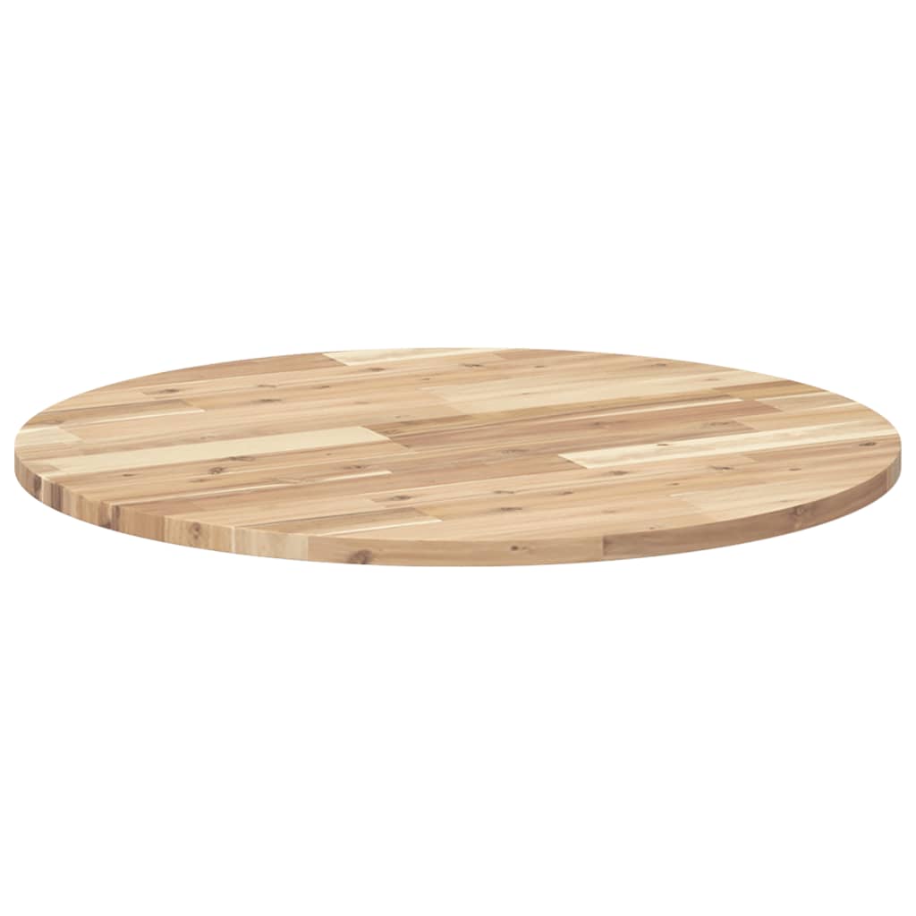 vidaXL Table Top Round Ø70x2 cm Solid Wood Acacia 5